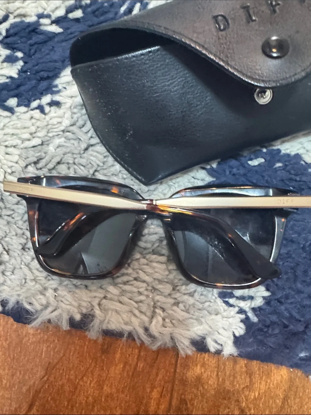 DIFF Women's Tortoiseshell Sunglasses - Dark Brown